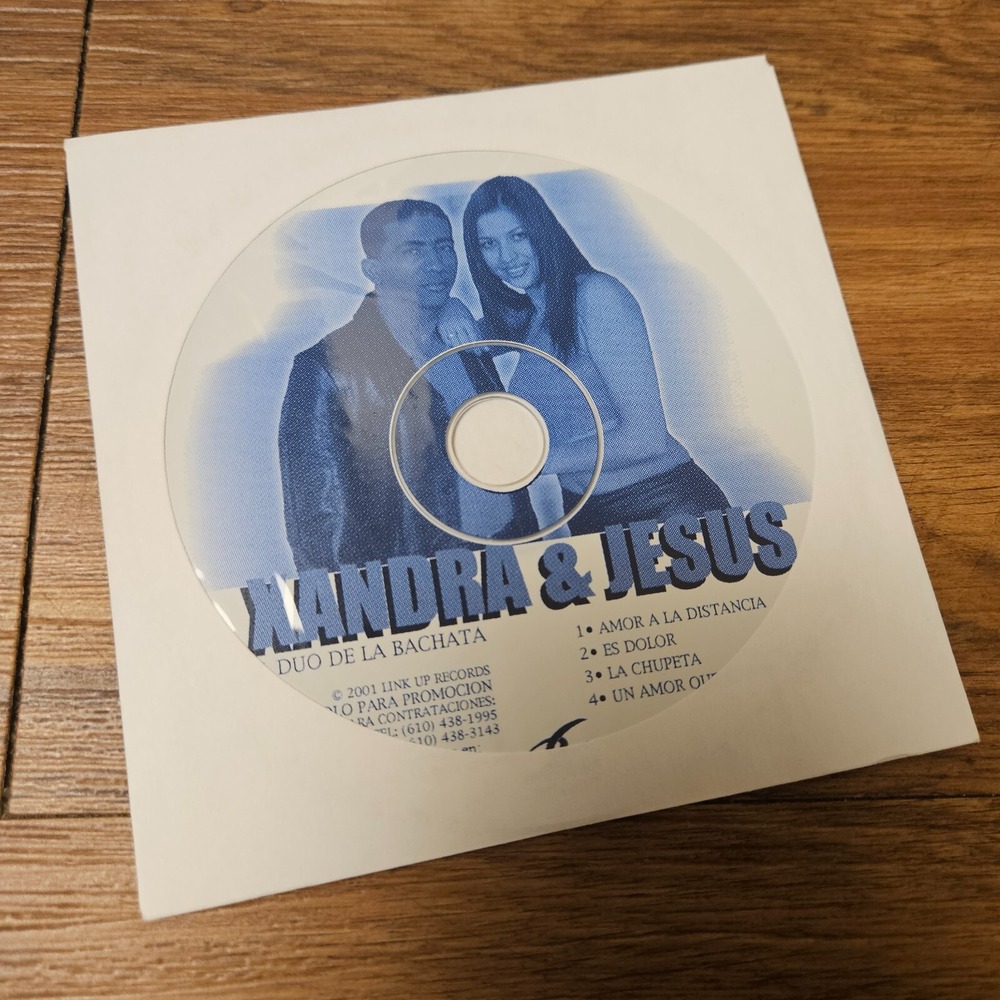 Xandra & Jesus -  El Duo De La Bachata Link Up 2001 LUEP 1002 PROMO Latin CD